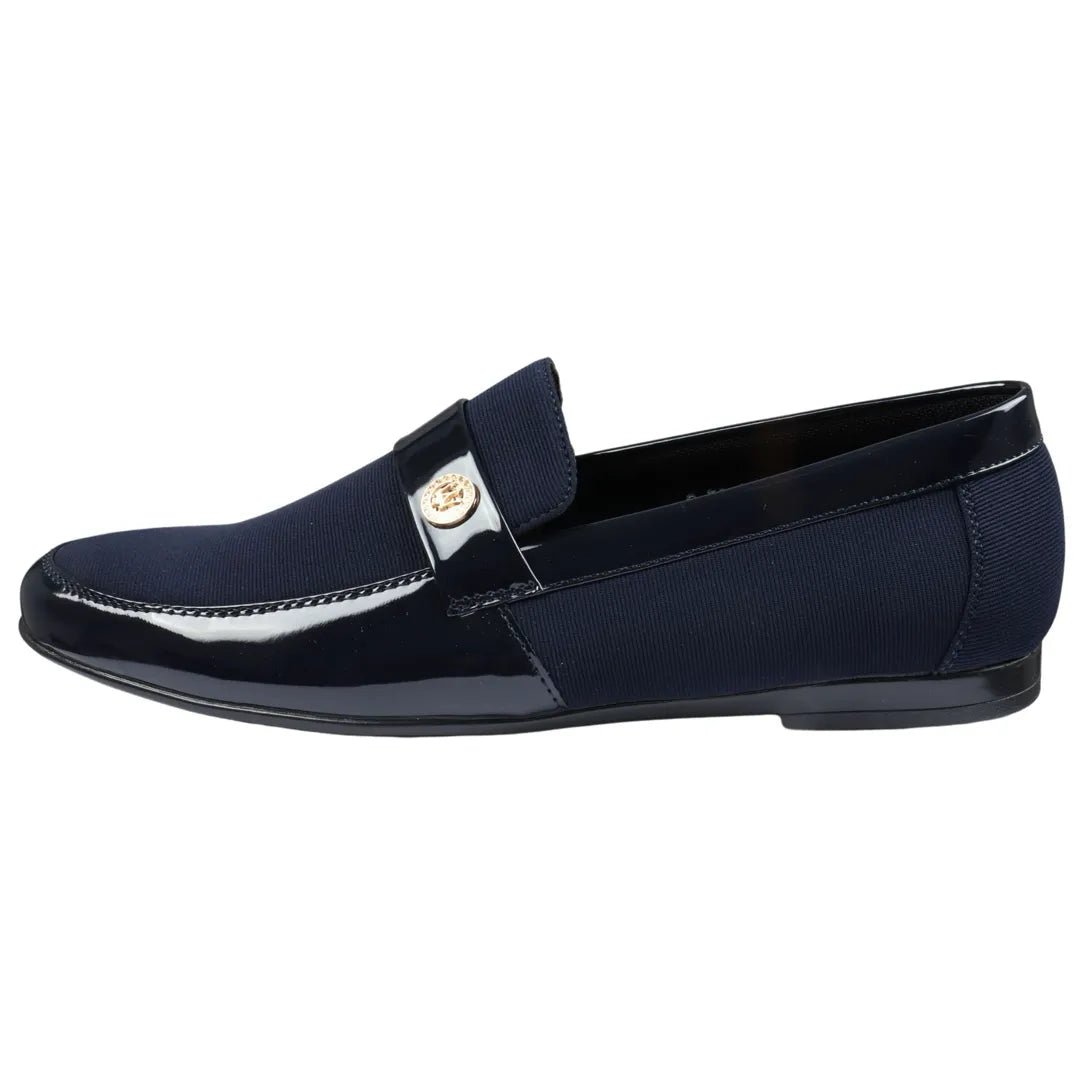 navy blue slip-on dress shoes The Lazio Shoe Navy Blue Suede Slip-on Loafer Men Shoe
