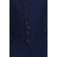 Alex - Men's Navy Waistcoat