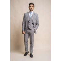 Arriga - Men's Grey Blue Check Blazer