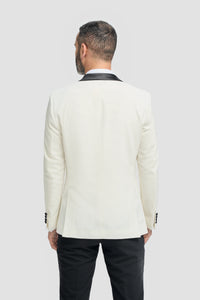 Aspen - Men's Cream 2 Piece Shawl Collar Tuxedo Suit