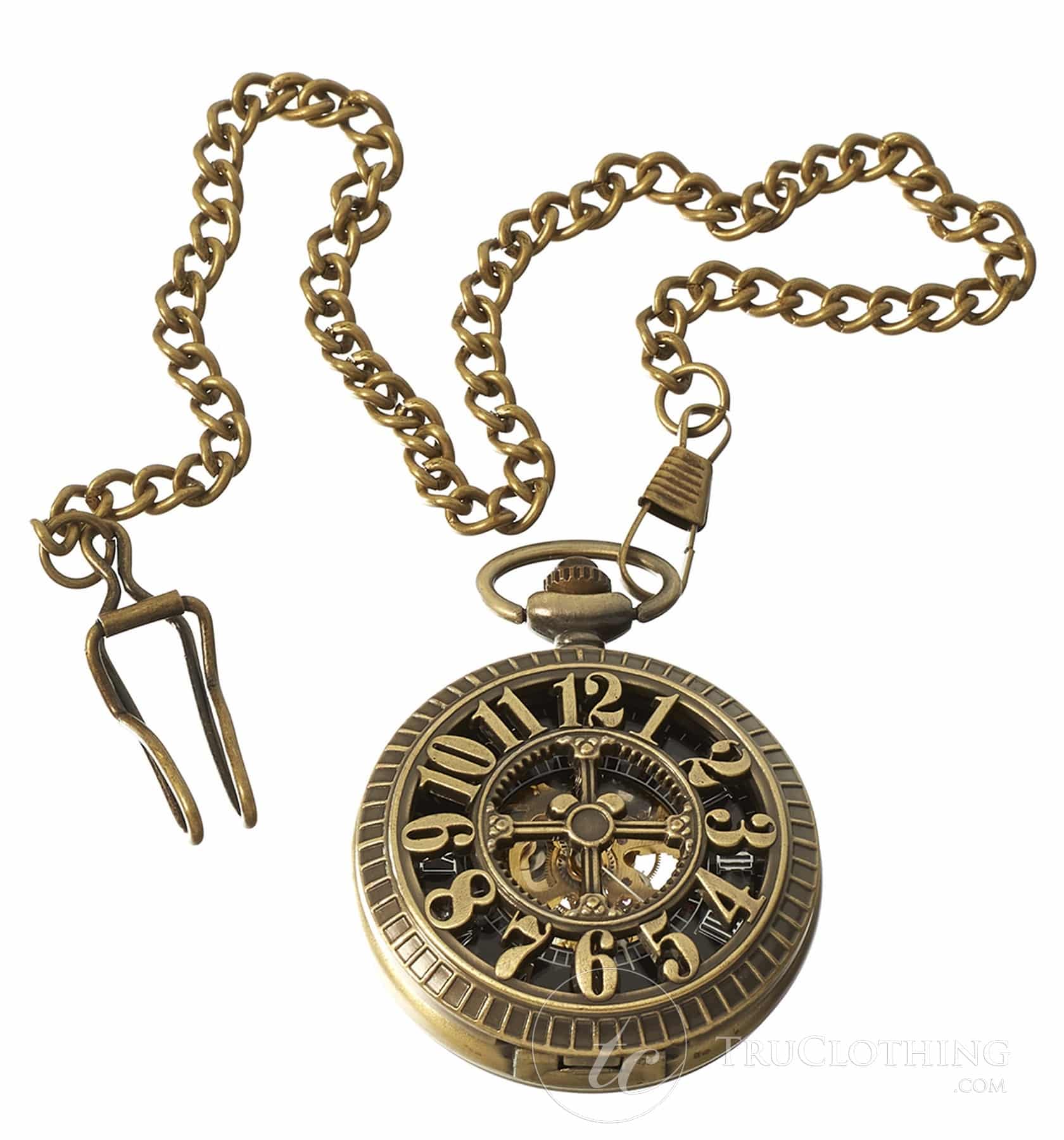 Vintage Peaky Blinders Mechanical Pocket Watch-Gold: Buy Online