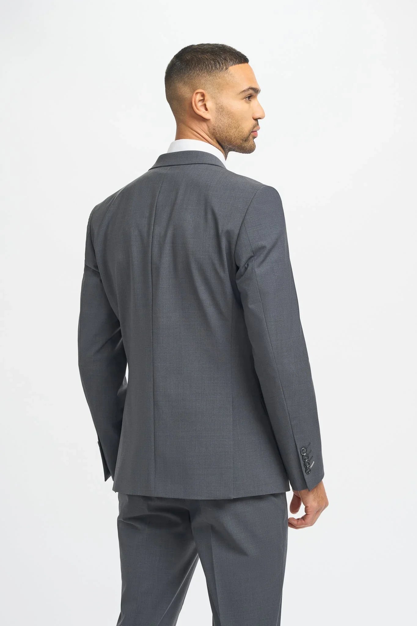 Bond - Men's Charcoal 2 Piece Double Breasted Suit