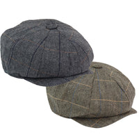 Mens 8 Panel Peaky Blinders Cap - Cavani Albert