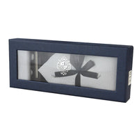 Diamond Neck Silver Tie Gift Set Pocket Square Cuff Links Pin Tie For Shirt Satin