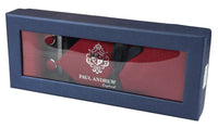Satin Silk Textured Red Tie Gift Set Pocket Square Cuff Links Tie Matt Satin
