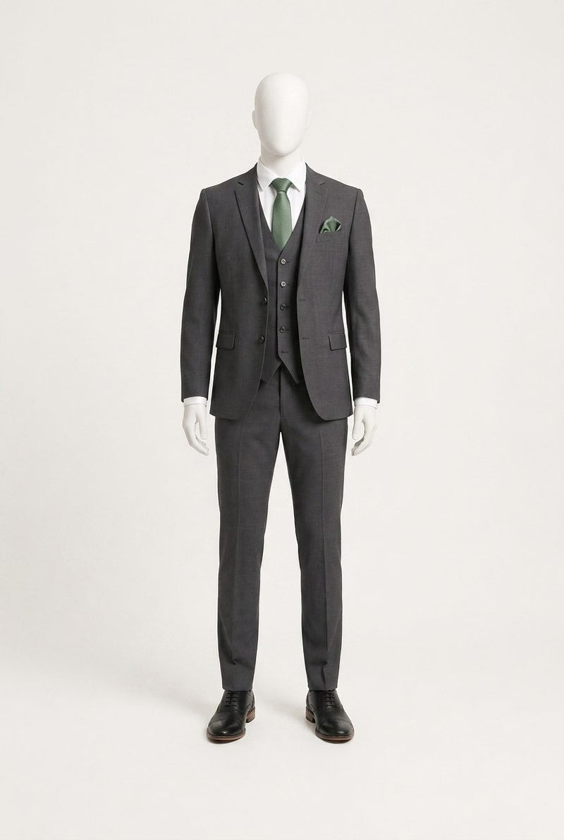 Formal — Charcoal & Sage Formal Groom — photo 1