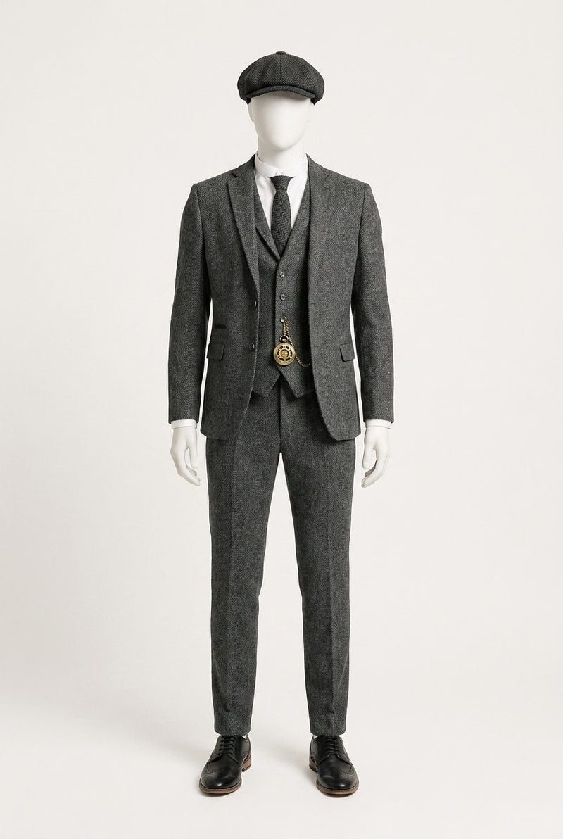 Peaky Blinders — Grey Tweed Peaky Groom — photo 1