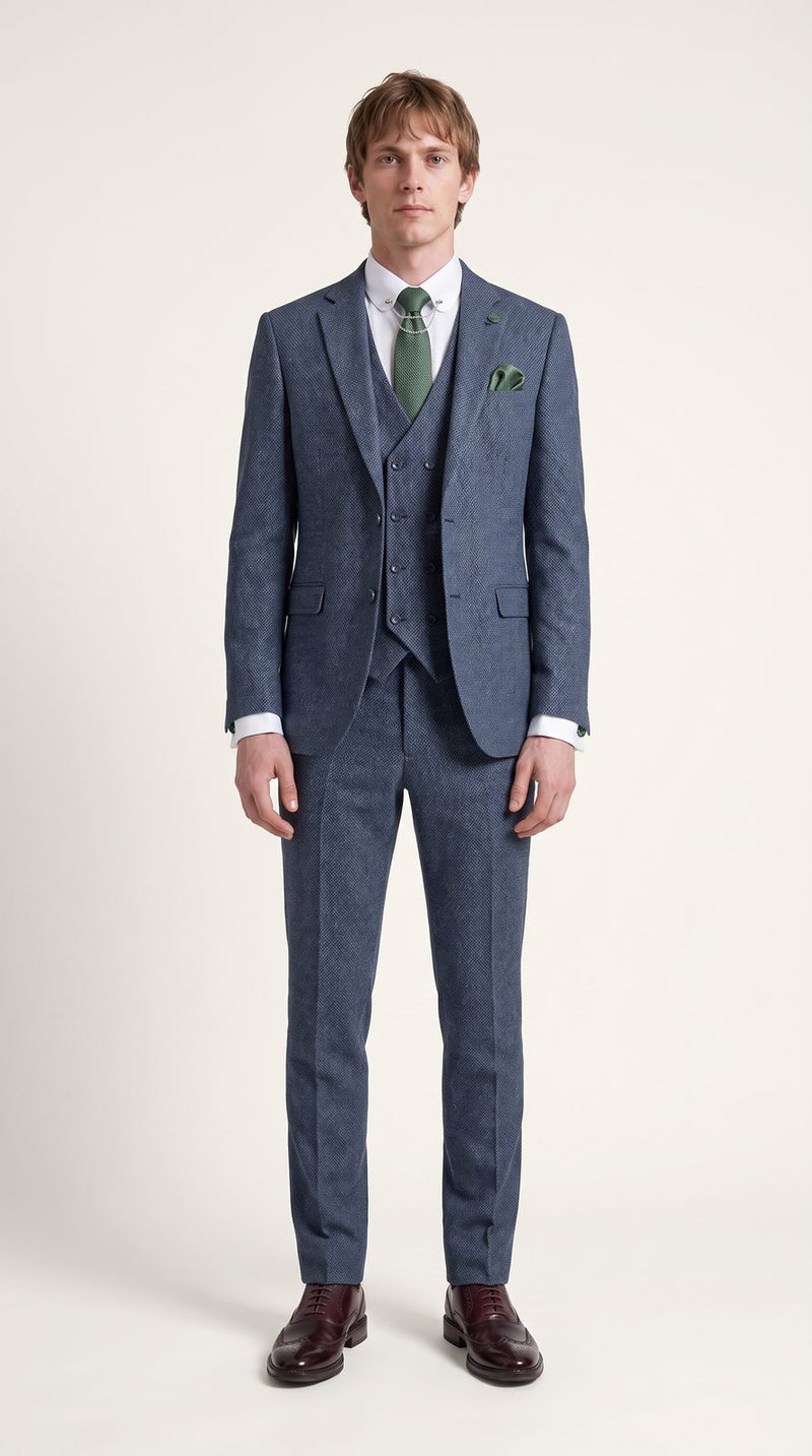 Rustic — Blue Textured Groom — photo 2