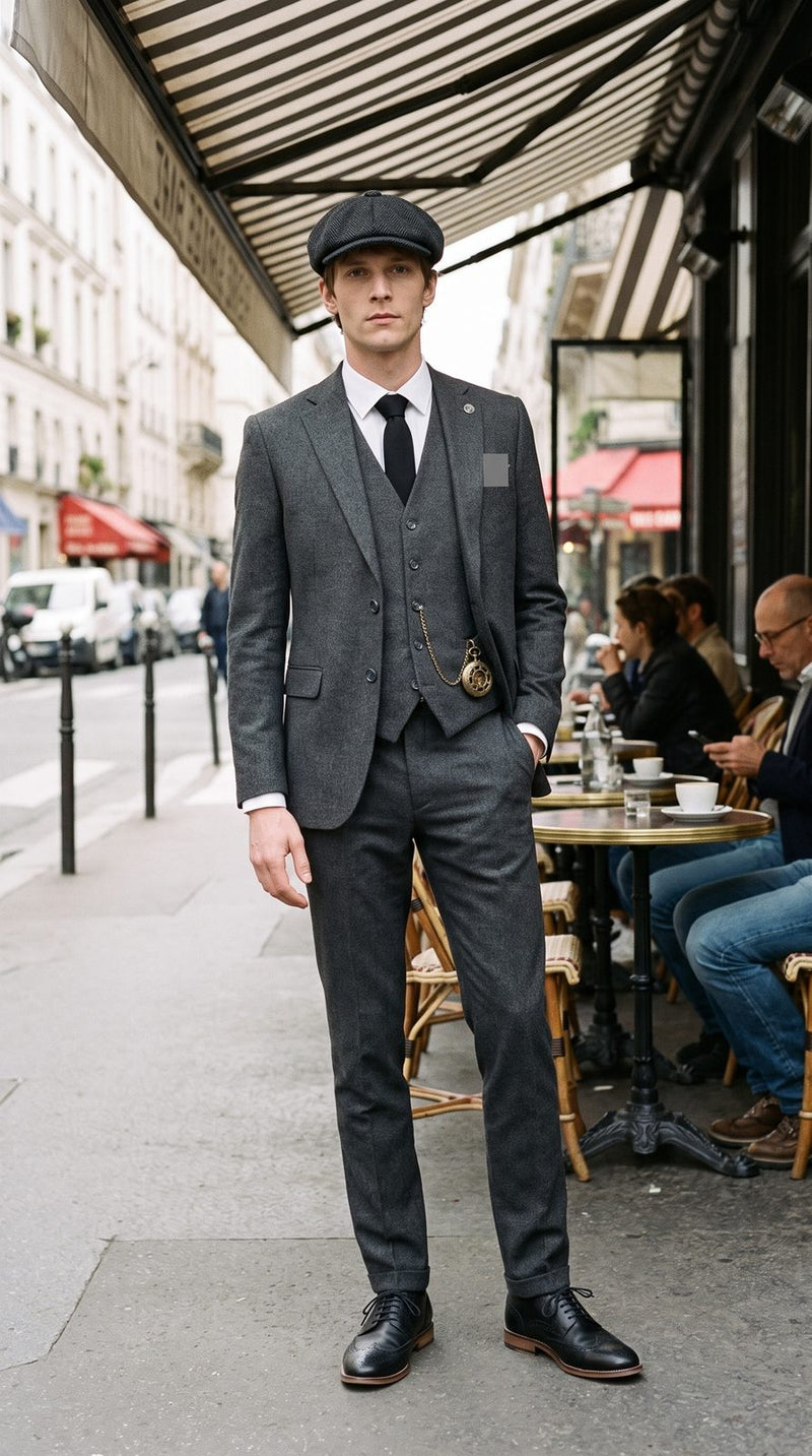 Peaky Blinders — Smart Grey Peaky Groom — photo 4