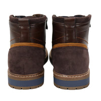 Men's Lace Up Brown Ankle Boots