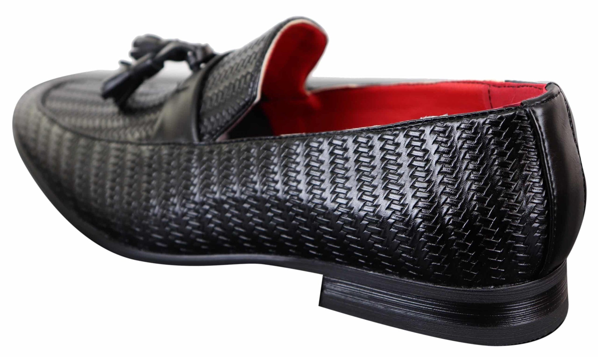 Mens Classic Tassel PU Leather Loafers