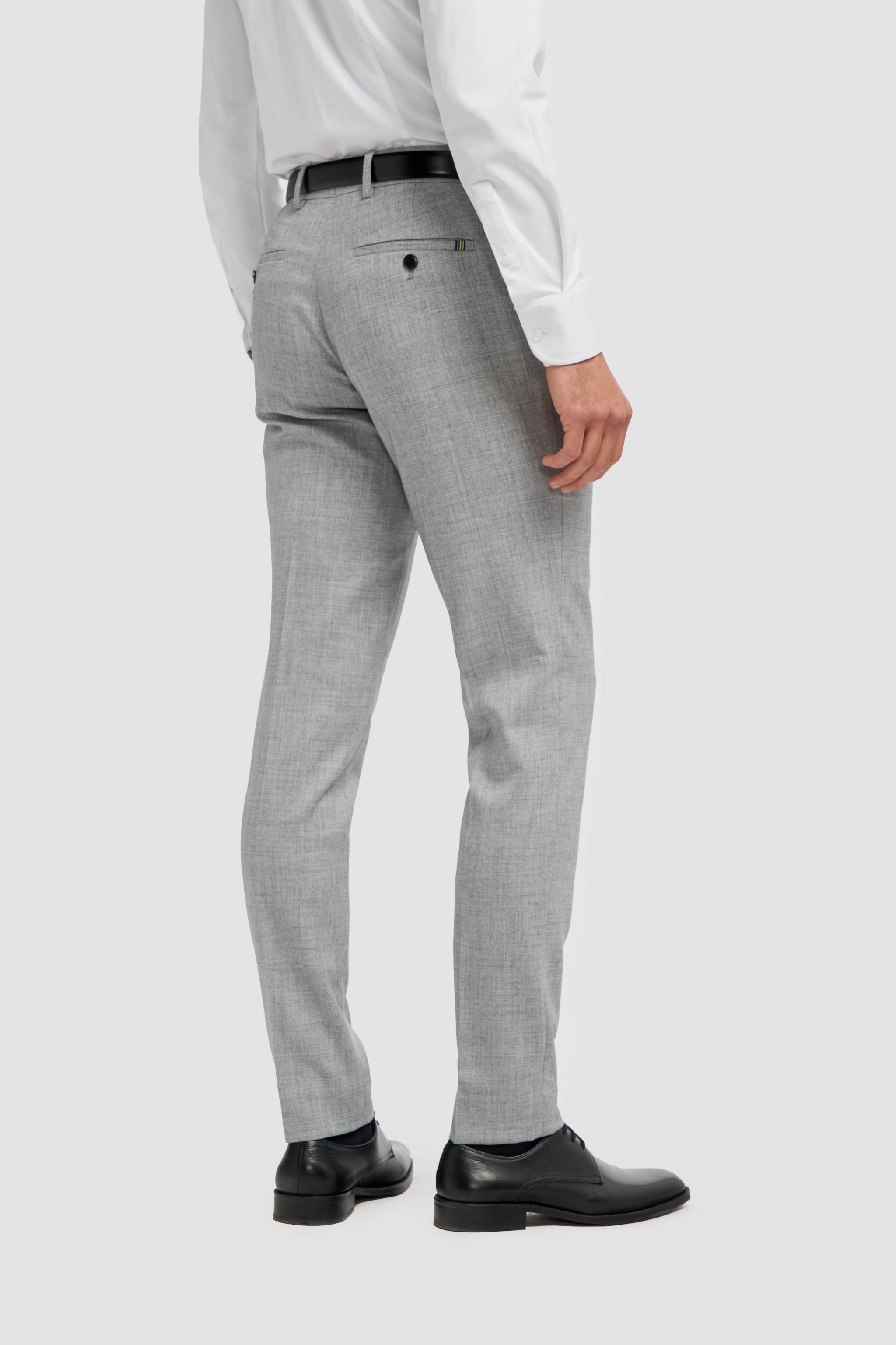 Malibu - Men's Grey Formal Trousers