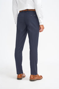 Malibu - Men's Navy Formal Trousers