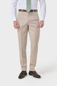Miami - Men's Beige Wedding Trousers