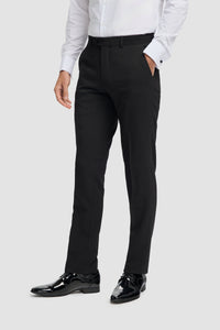 Tux - Men's Black Classic Tuxedo Trousers