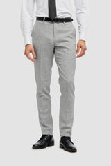 Malibu - Men's Grey Formal Trousers