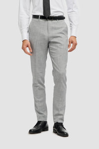 Malibu - Men's Grey Formal Trousers