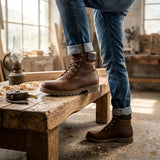 03 GTX C1 - Men's Bark Brown Waterproof Leather Ankle Boots