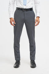 Bond - Men's Charcoal Formal Trousers
