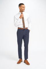 Malibu - Men's Navy Formal Trousers