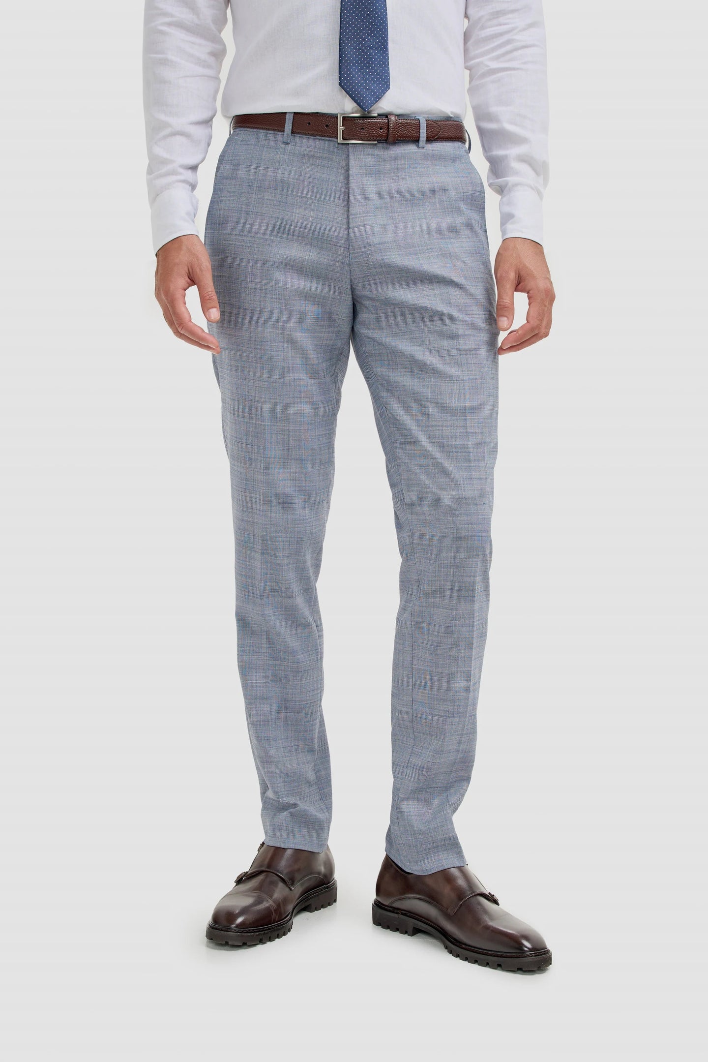 Camden - Men's Blue Check Trousers
