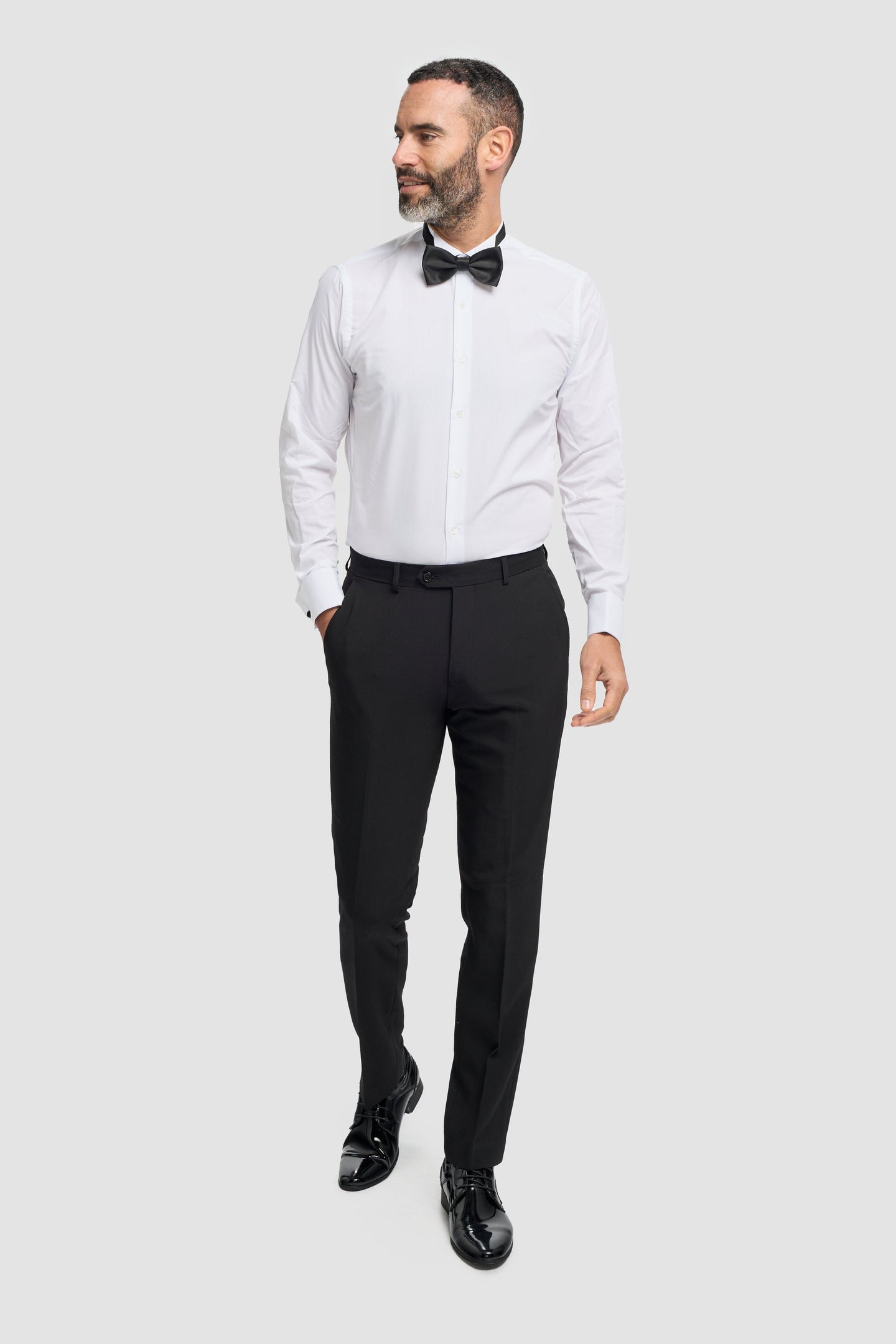 Tux - Men's Black Classic Tuxedo Trousers