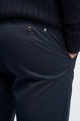Mario - Men's Classic Summer Navy Trousers