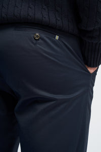 Mario - Men's Classic Summer Navy Trousers