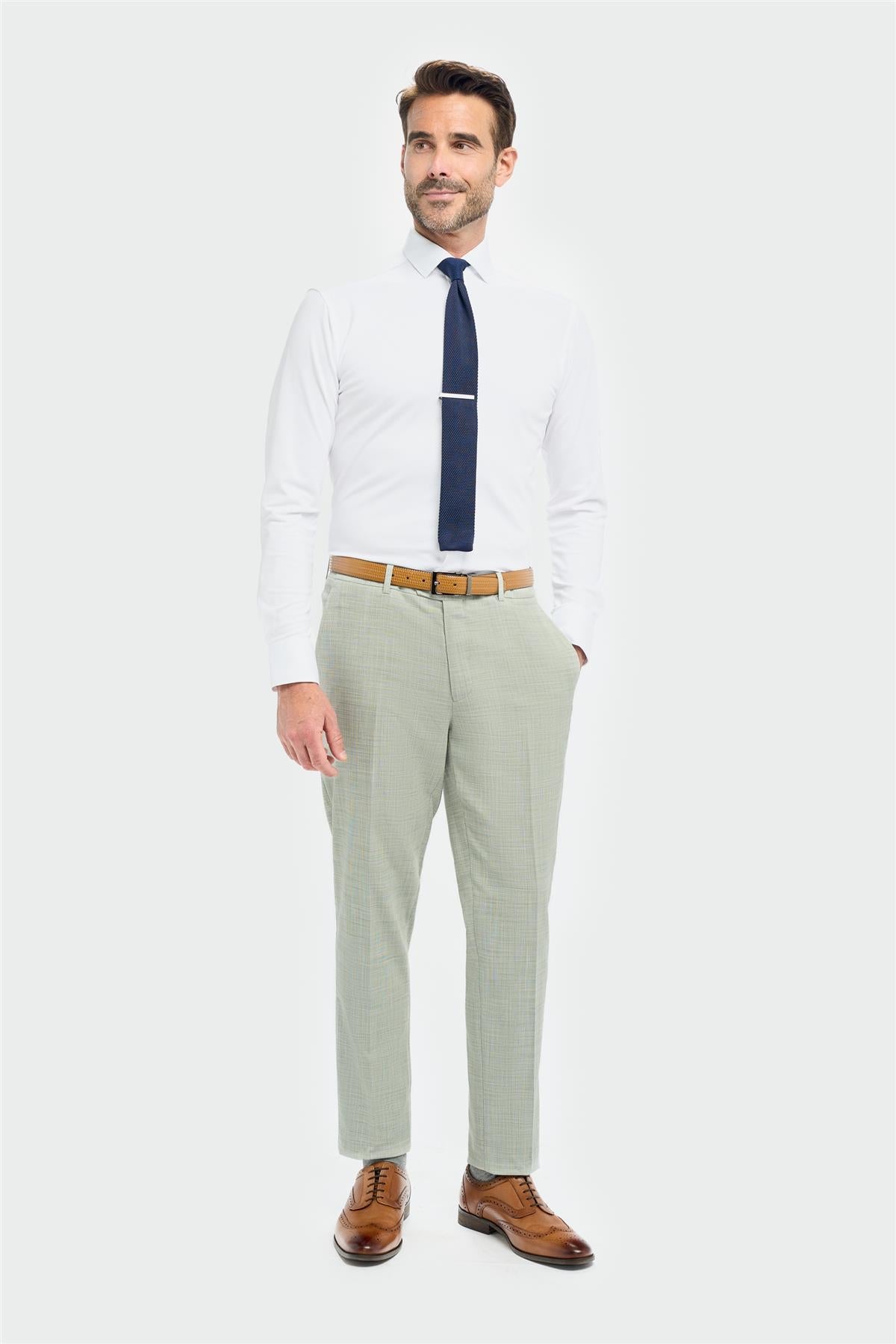 Camden - Men's Sage Green Trousers
