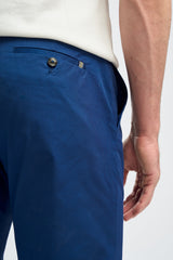 Mario - Men's Summer Blue Smart Trousers