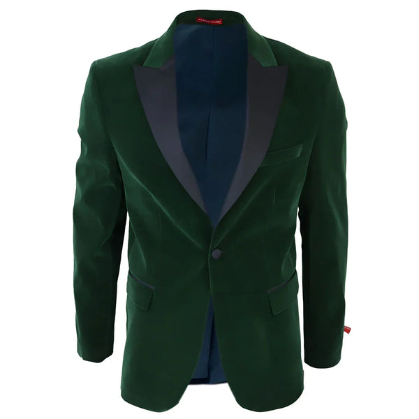 mens green dress jacket mens sequin blazer Green 42L main image 1