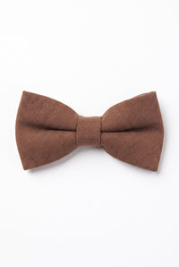 Men’s Brown Double Layer Bow Tie