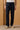 Men’s Navy 100% Linen Pleated Drawstring Trousers Relaxed Straight Fit