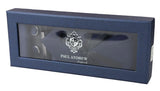 Satin Silk Navy Tie Gift Set Pocket Square Cuff Links Tie Shiny Satin