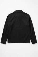 Men’s Black Collared Waterproof Harrington Jacket