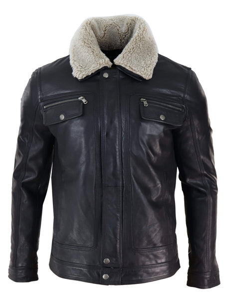 rare Roen sheepskin jacket ナポレオン pea REAL 100% SHEEPSKIN SHEARLING LEATHER REAL RACCOON BOMBER B3 Coat