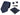 Paisley Neck Navy Tie Gift Set Pocket Square Cuff Links Tie Floral Satin