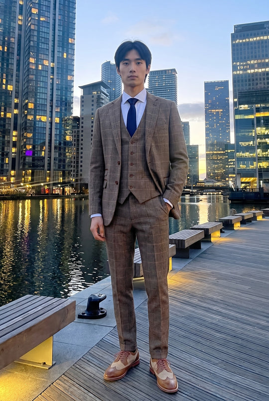 Light Grey Modern — New Tie & Shoes