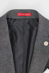 Men's Grey Glen Check 3 Piece Suit