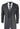 Mens Dark Grey Charcoal 3 Piece Suit Classic Stitch Wedding Summer Prom Classic