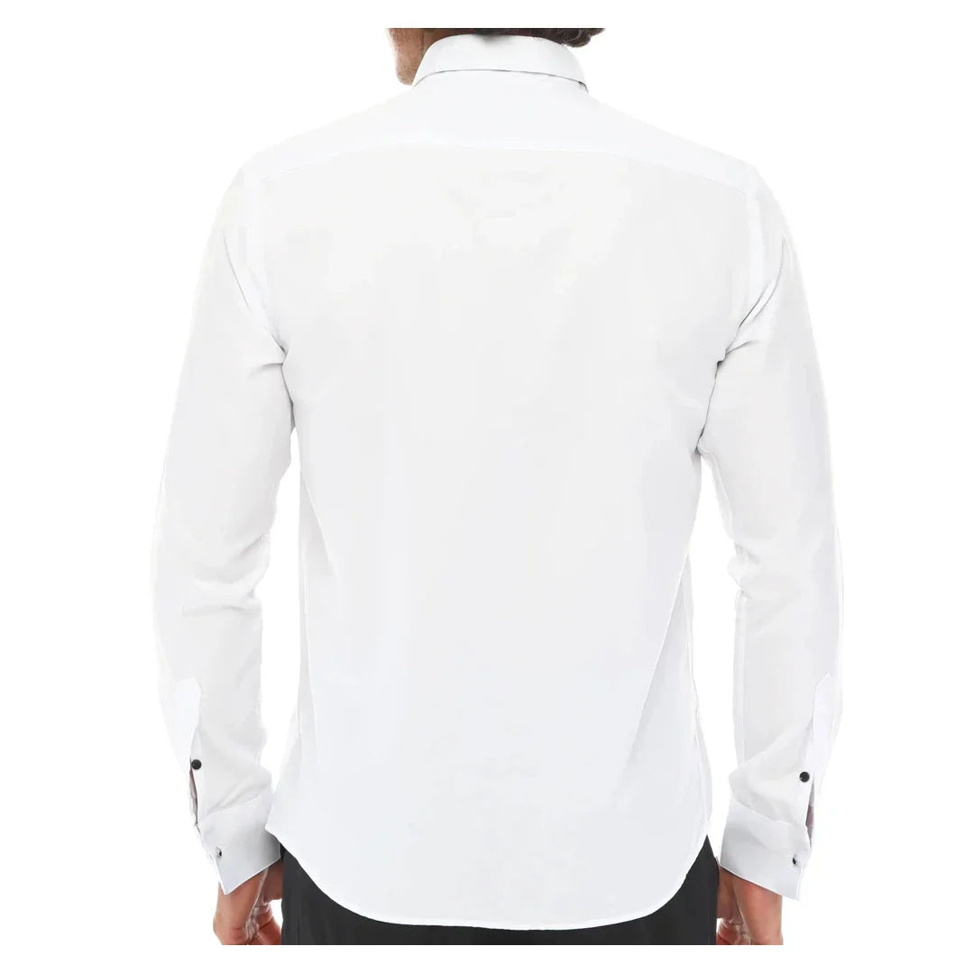Eton White Plissé Tuxedo Shirt - Wing Collar | Slim Fit | Size 40 Eton White Plissé Tuxedo Shirt - Wing Collar | Slim Fit | Size 40