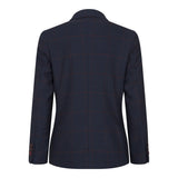 Boys Navy Check 3 Piece Suit Red Edinson Marc Darcy Classic Vintage Wedding