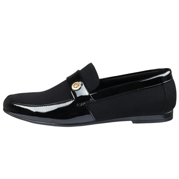 Men's Slip On Lightweight Black Loafer Shoes: Buy Online - Happy