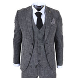 IM33 - Men's Black 3 Piece Tailored Fit Suit
