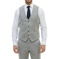 IM33 - Men's 3 Piece Grey Tailored Fit Suit