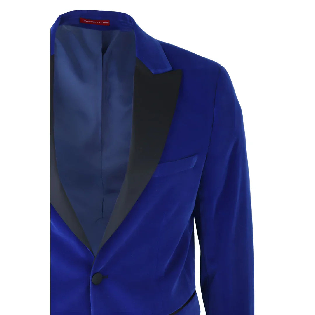 Blue Velvet Royal Blue Jacket For Wedding Bt2363 Royal Blue Prince