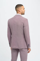 Mens Blush Pink Summer Linen Suit