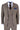 Harris - Men's Brown 3 Piece Herringbone Check Tweed Suit
