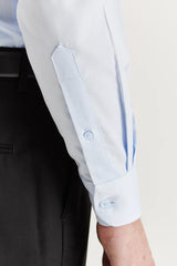 Men's Classic Double Cuff Cutaway Collar Dress Shirt - Blue