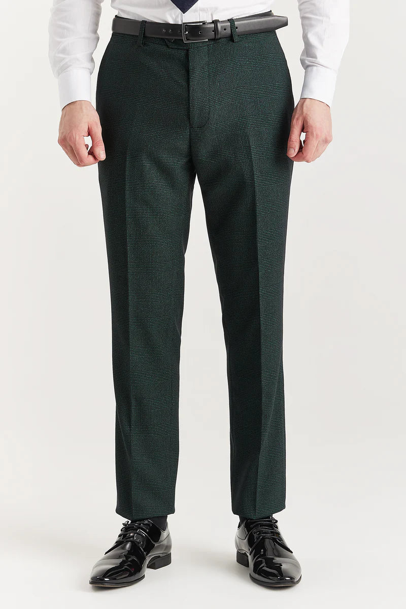 Regent - Men's Green 2 Piece Double Breasted Suit
